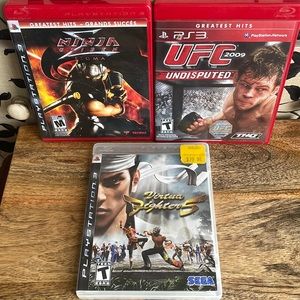 🖤PS3 Lot,  Ninja Gaiden Signa, UFC 2009, Virtua Fighter 5